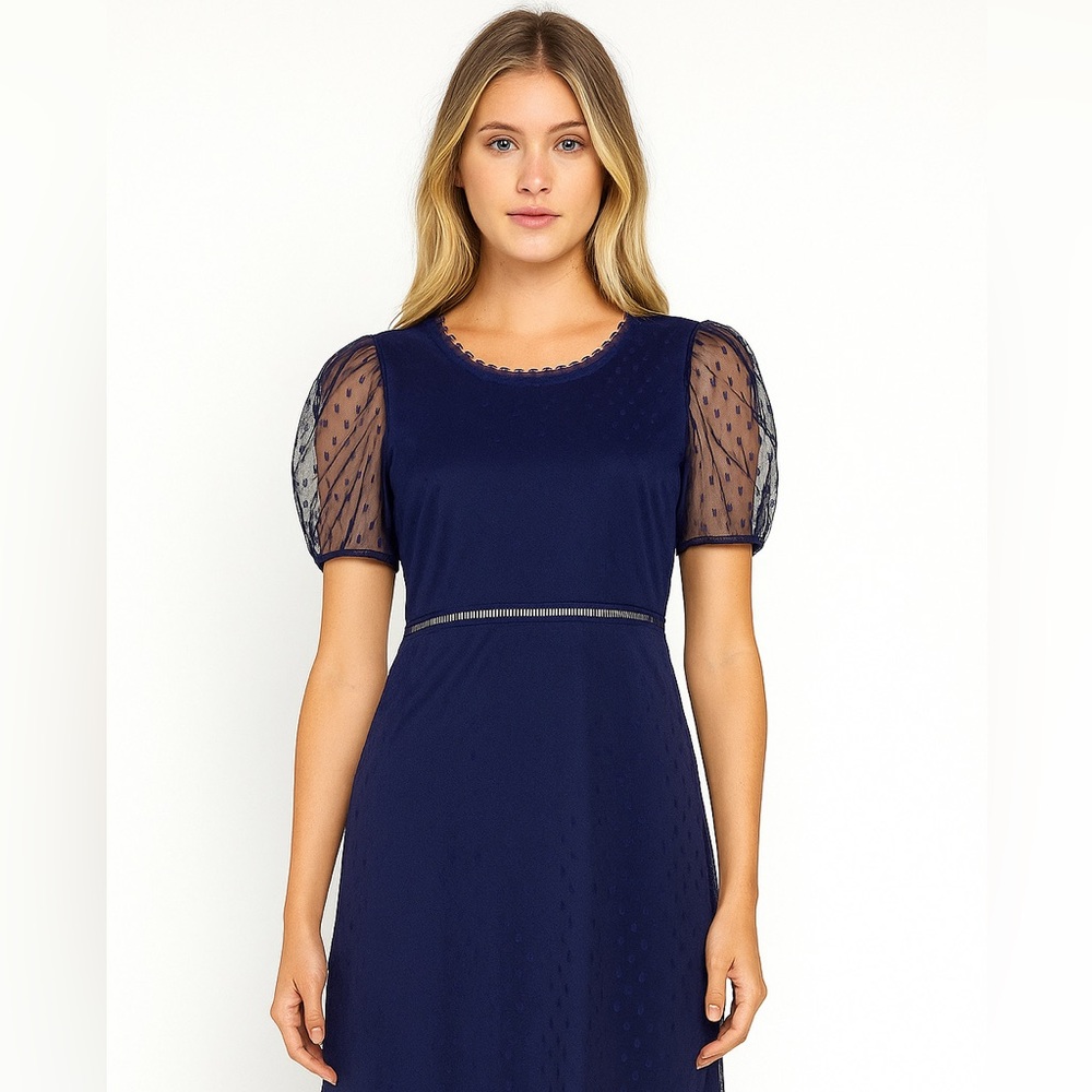 Speechless Puff Sleeve Body-Con Dress
